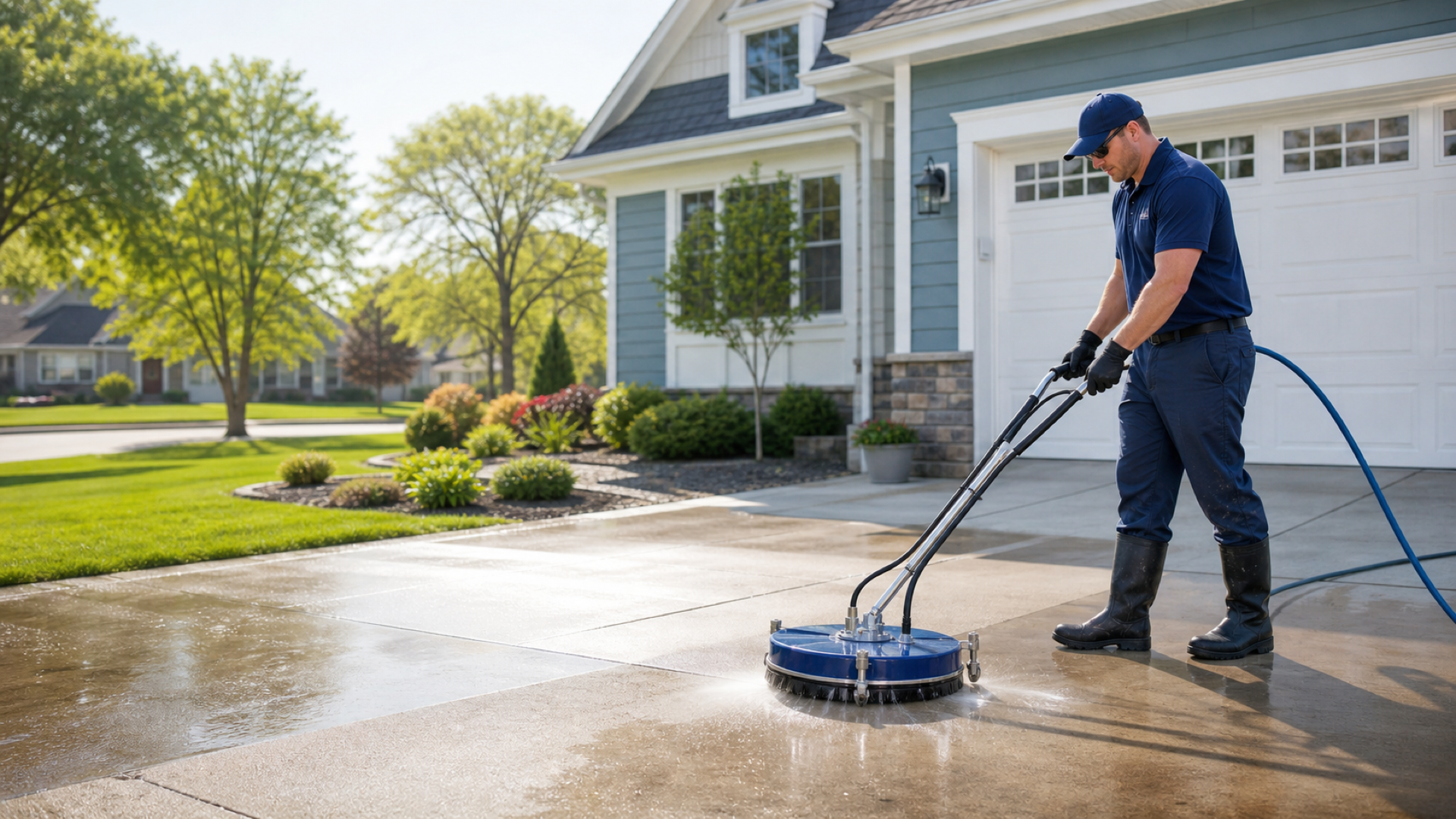 Concrete Pressure Washing
